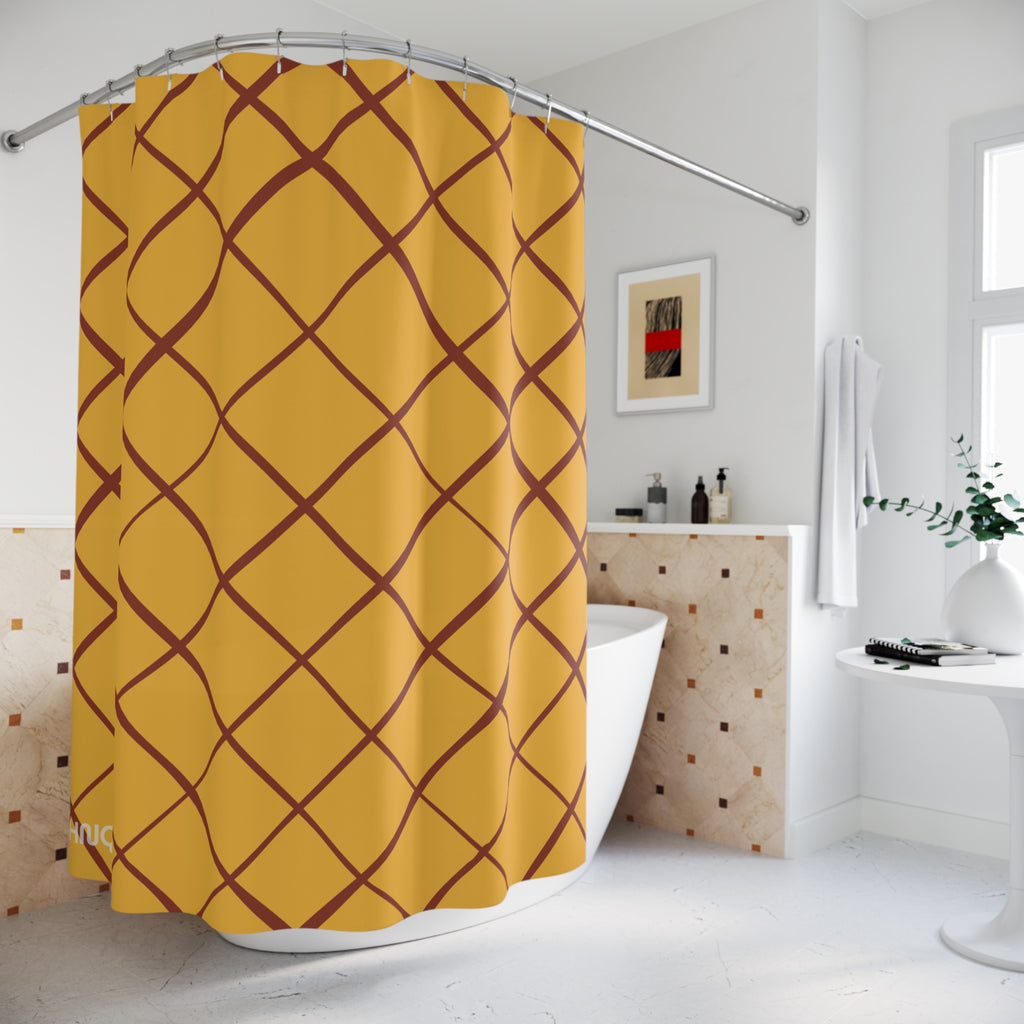 Stylish Geometric Shower Curtain - Modern Home Décor, Bathroom Accessories, Unique Gift, Chic Design, Boho Vibes