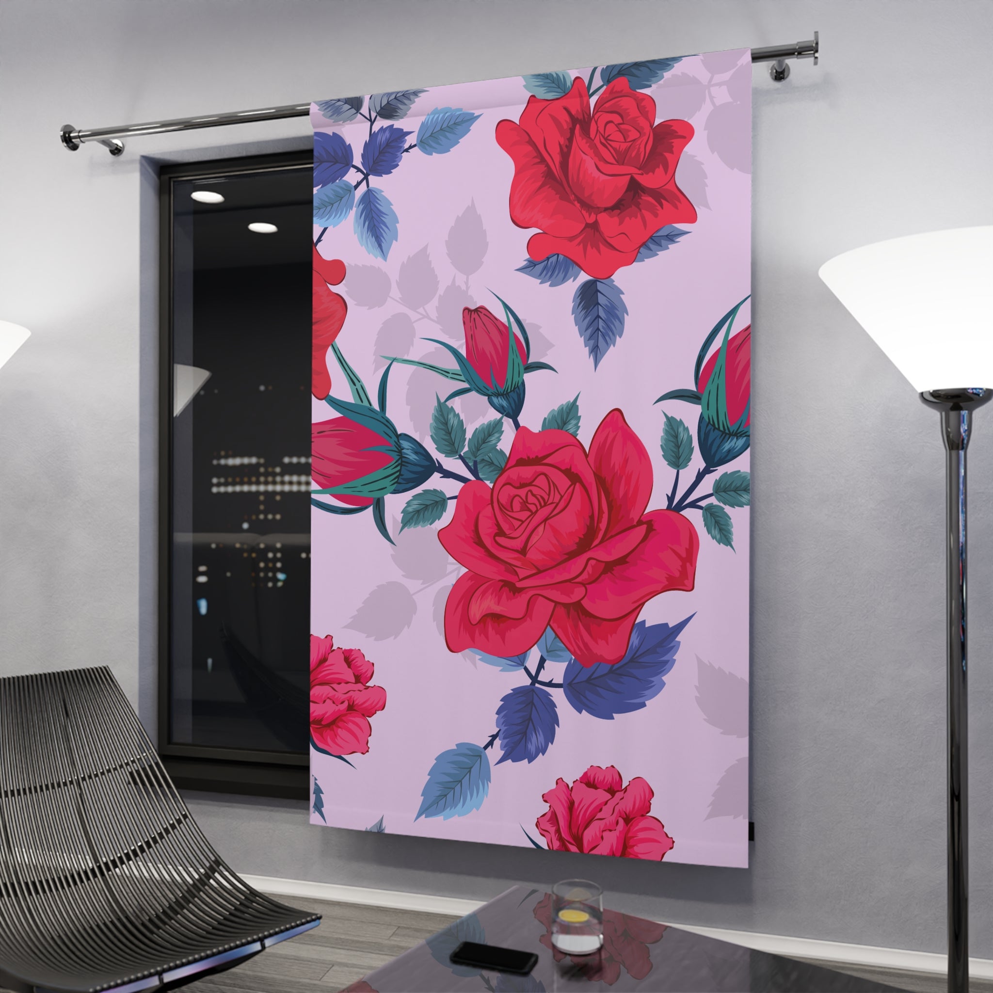 Rosey Sister Naturalish Blackout Window Curtain
