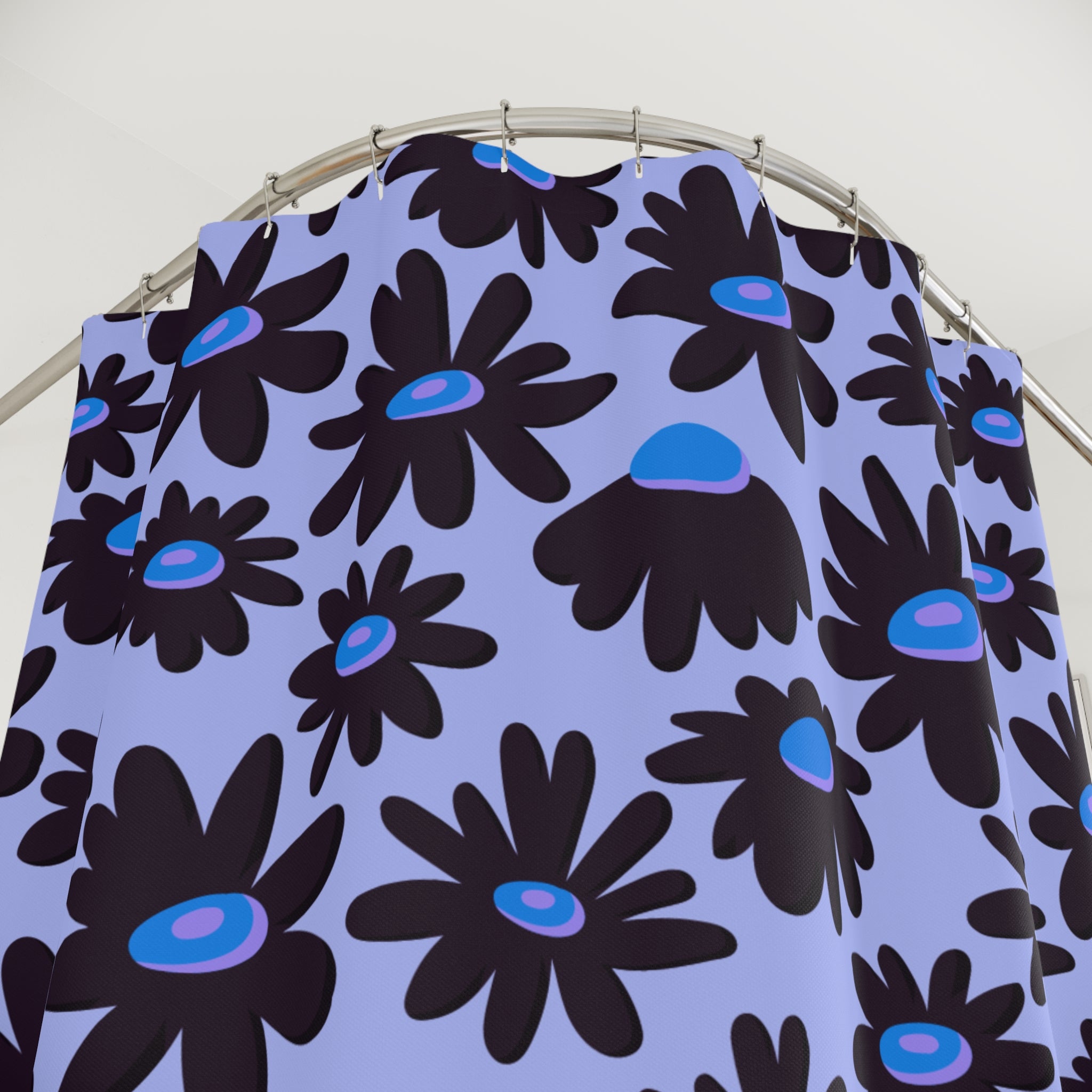 Daisy Field Gothic Shower Curtain