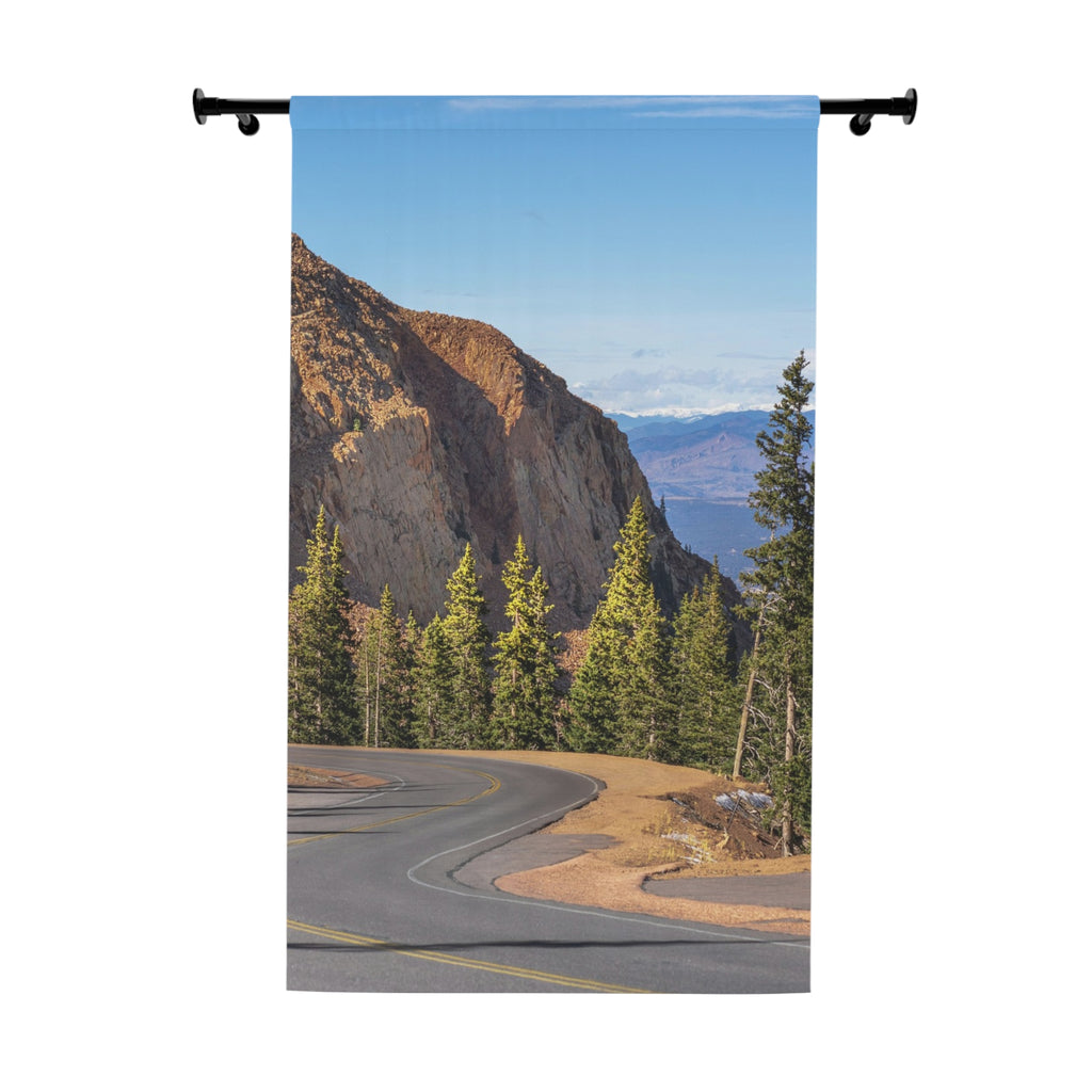 Colorado Pikes Peak Road Real Image Blackout Window Curtain