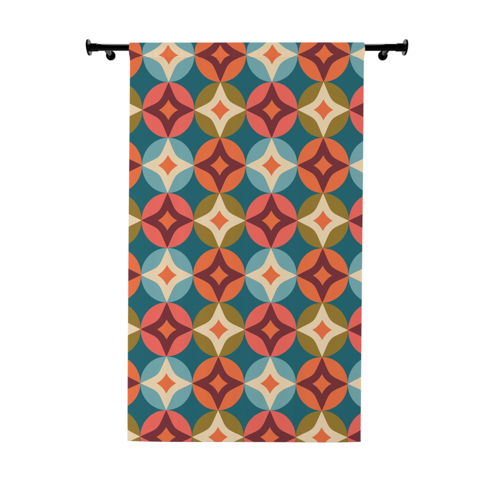 Circle Thing Boho Blackout Window Curtain