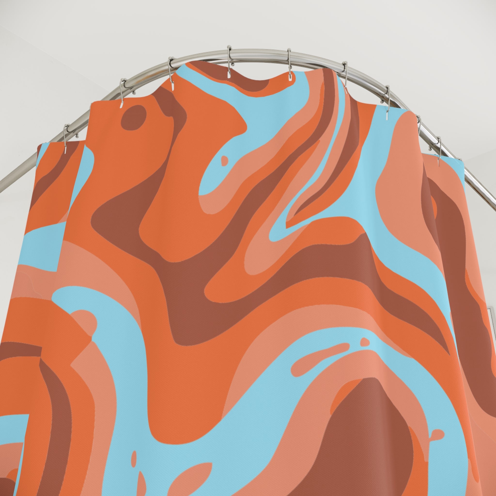 Vibrant Utah Landscape Inspired Shower Curtain