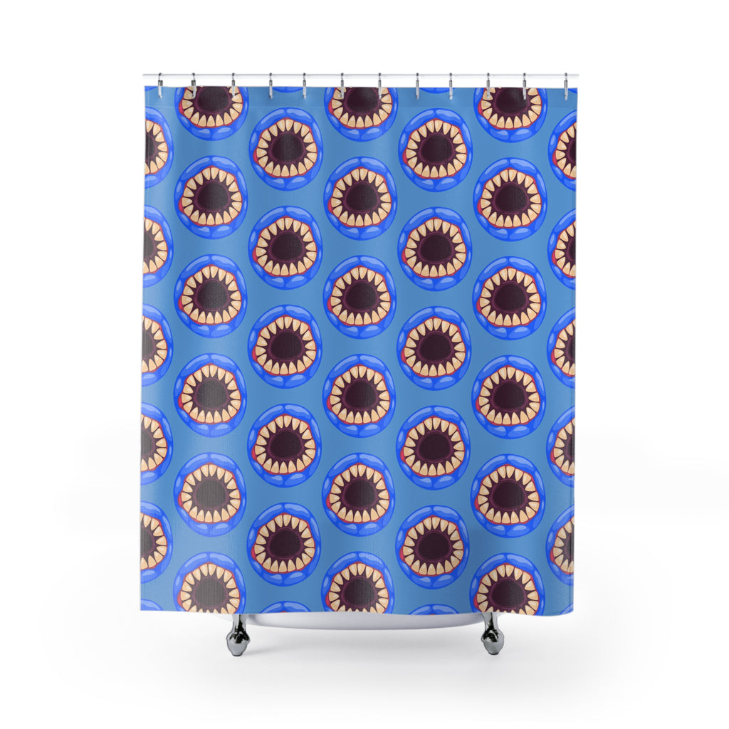 Whimsical Eye-Patterned Shower Curtains, Fun Bathroom Decor, Unique Gift for Home, Quirky Bathroom Accessories, Eye-Catching Design