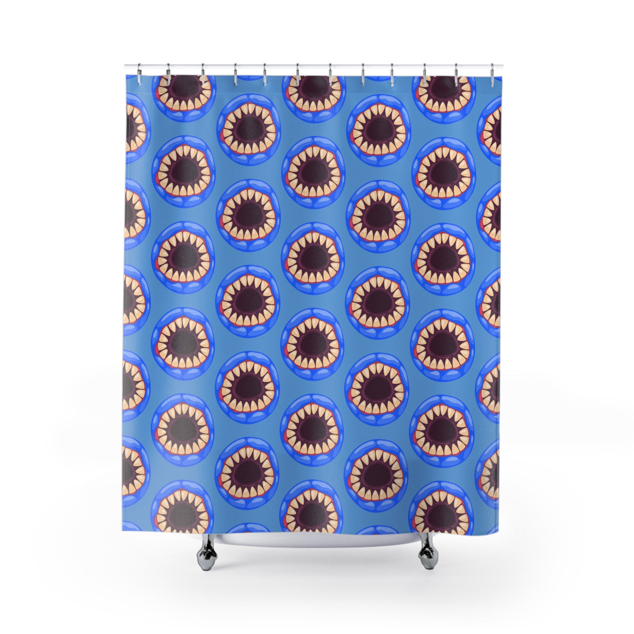 Whimsical Eye-Patterned Shower Curtains, Fun Bathroom Decor, Unique Gift for Home, Quirky Bathroom Accessories, Eye-Catching Design