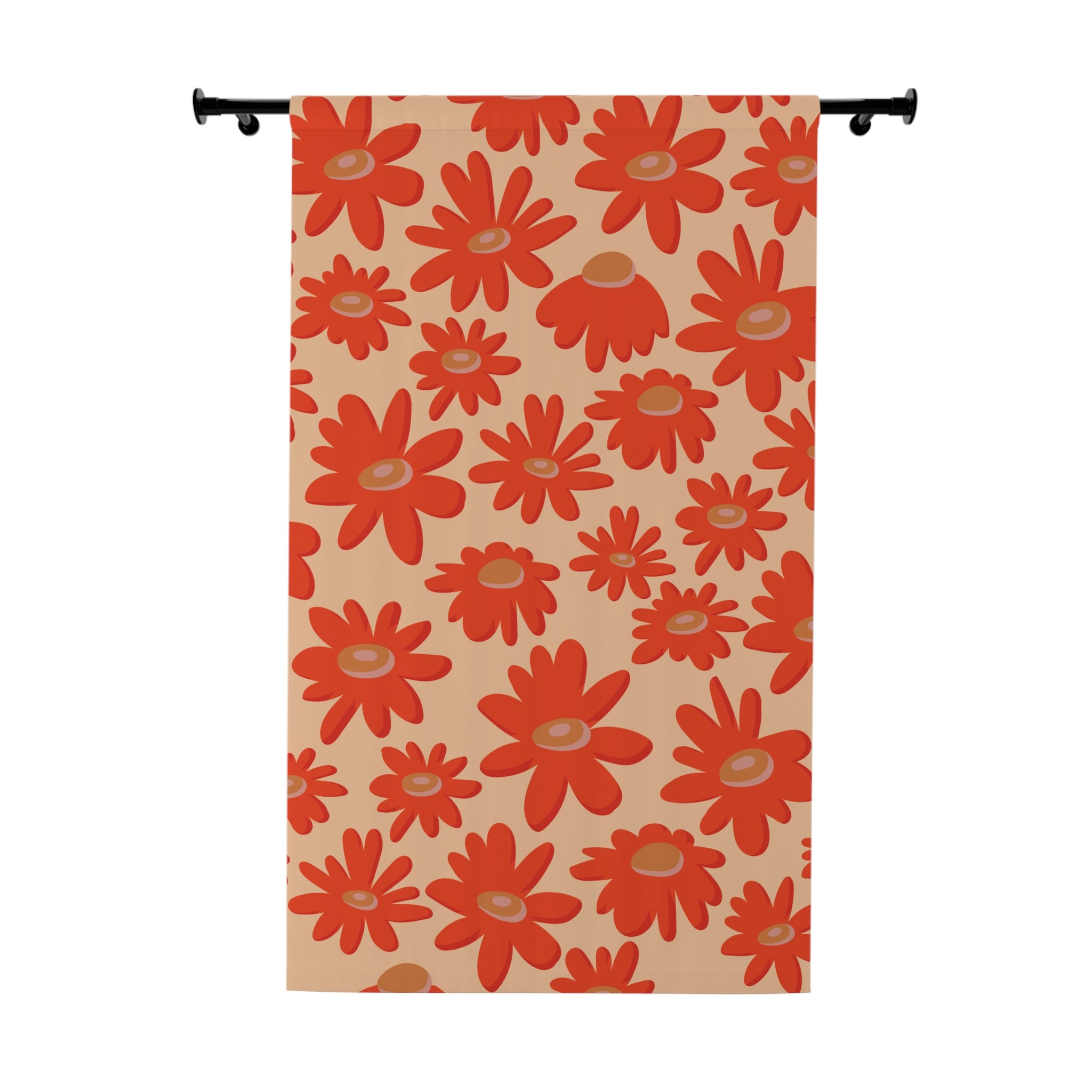 Daisy Field Brisk Pattern Blackout Window Curtain