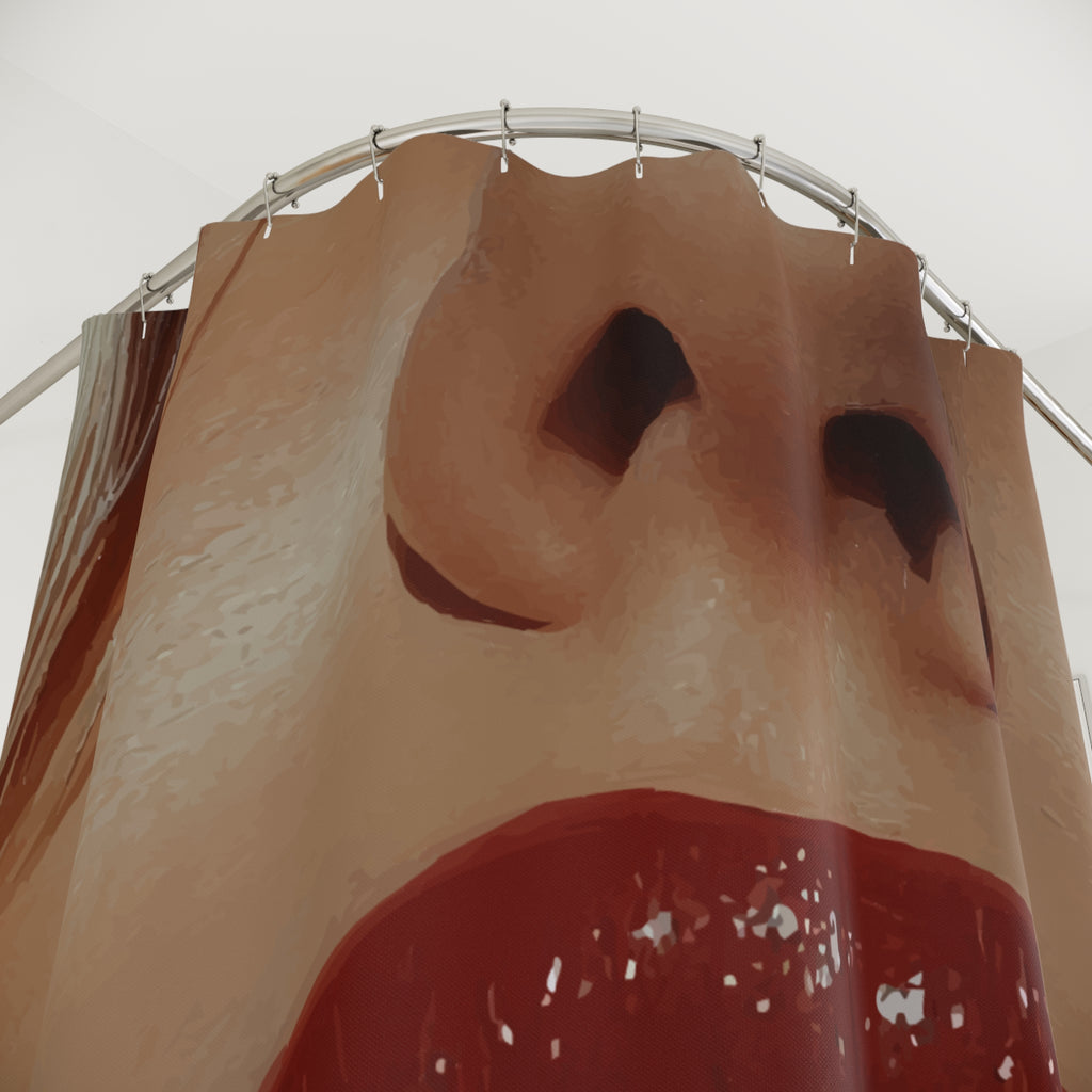 Luscious Modern Lips Shower Curtain