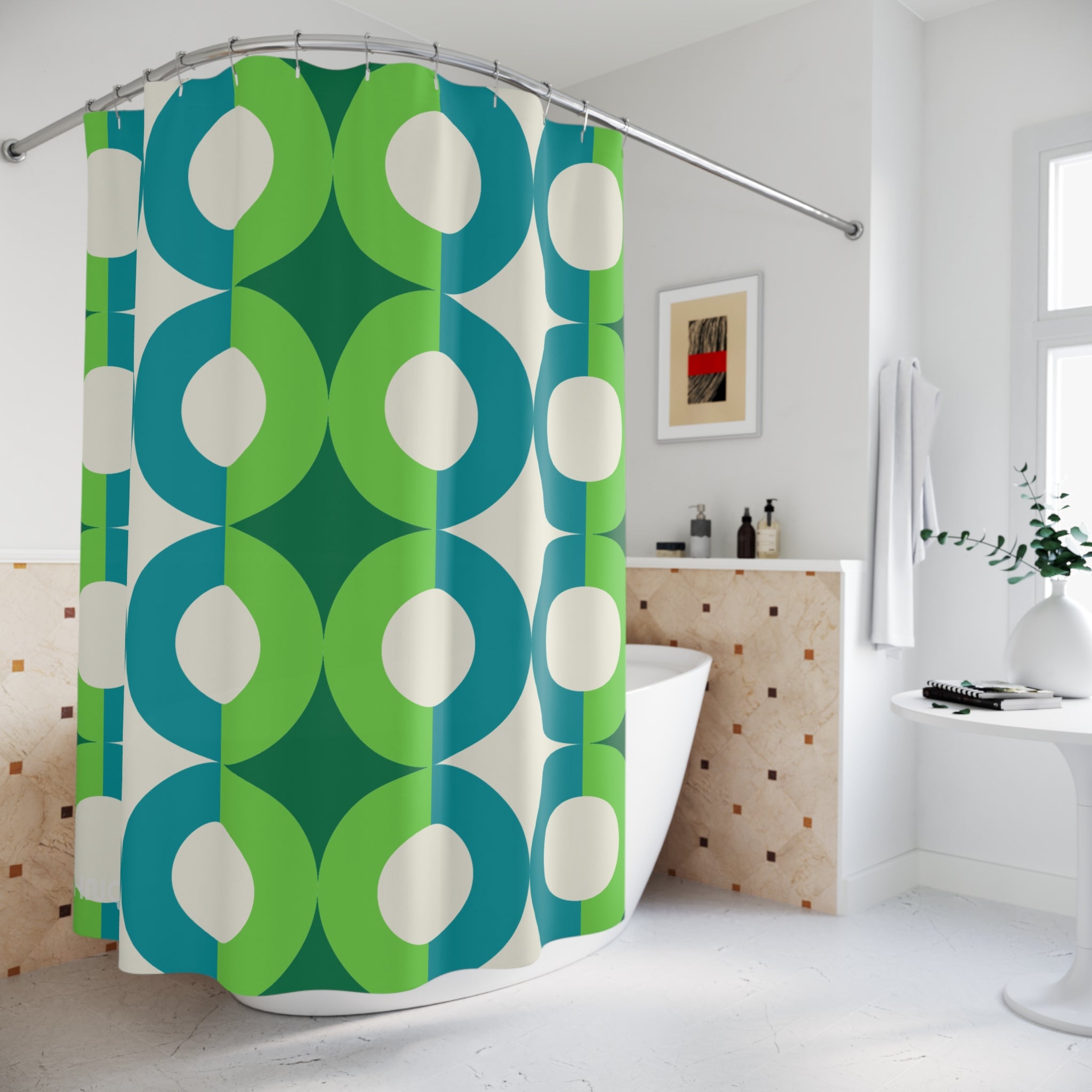 Modern Geometric Shower Curtain – Colorful Home Decor, Eco-Friendly Bathroom Accessory, Stylish Gift for Homeowners, Unique Kitchen [...]