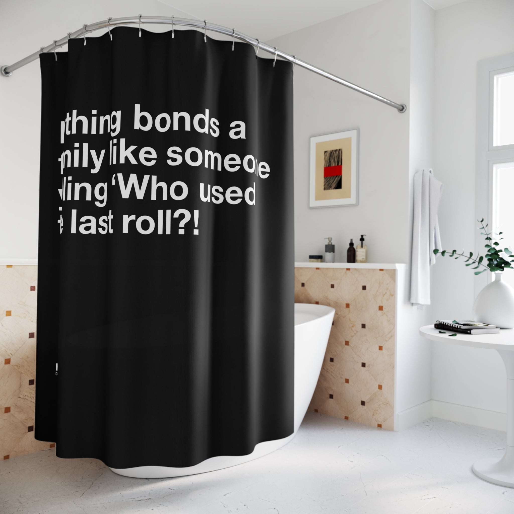 Funny Family Bonding Shower Curtain