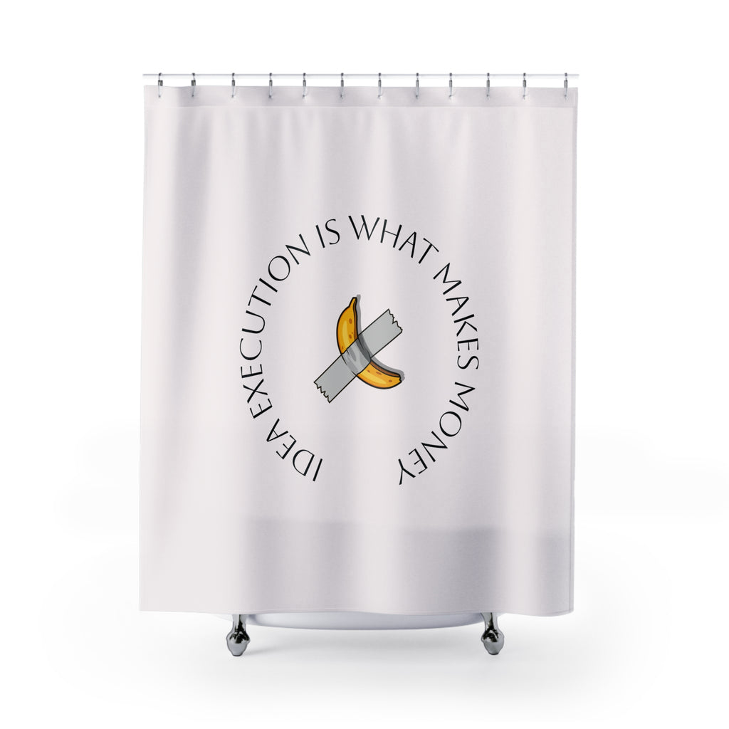 Taped Banana Motivational Shower Shower Curtain with Motivational Quote, Unique Bathroom Decor, Gift for Entrepreneurs, Funny Bathroom Accessories, Home [...]