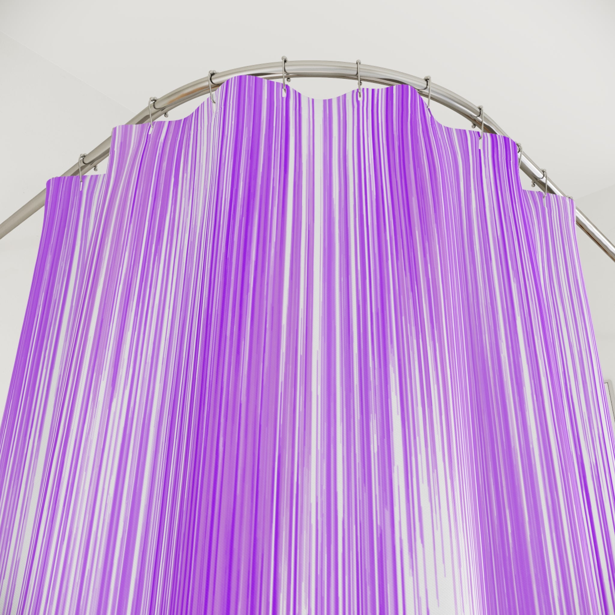 Elegant Purple Shower Curtain | Stylish Bathroom Decor, Abstract Design, Modern Home Accent, Gift for Her, Elegant Home Styling
