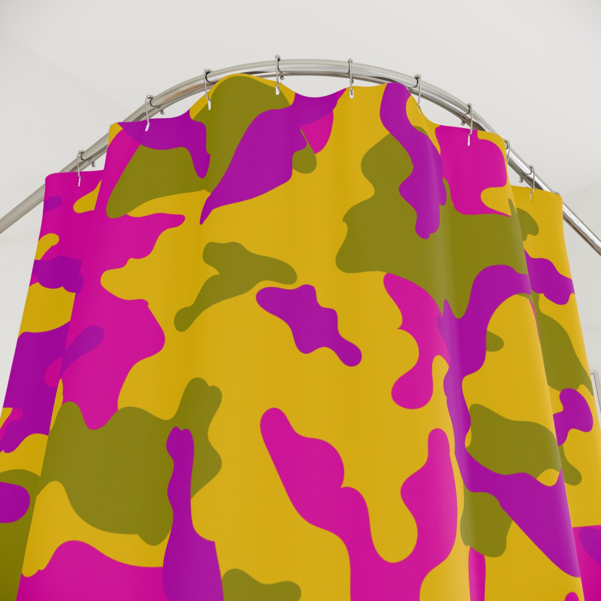 Pink Camo Shower Curtain