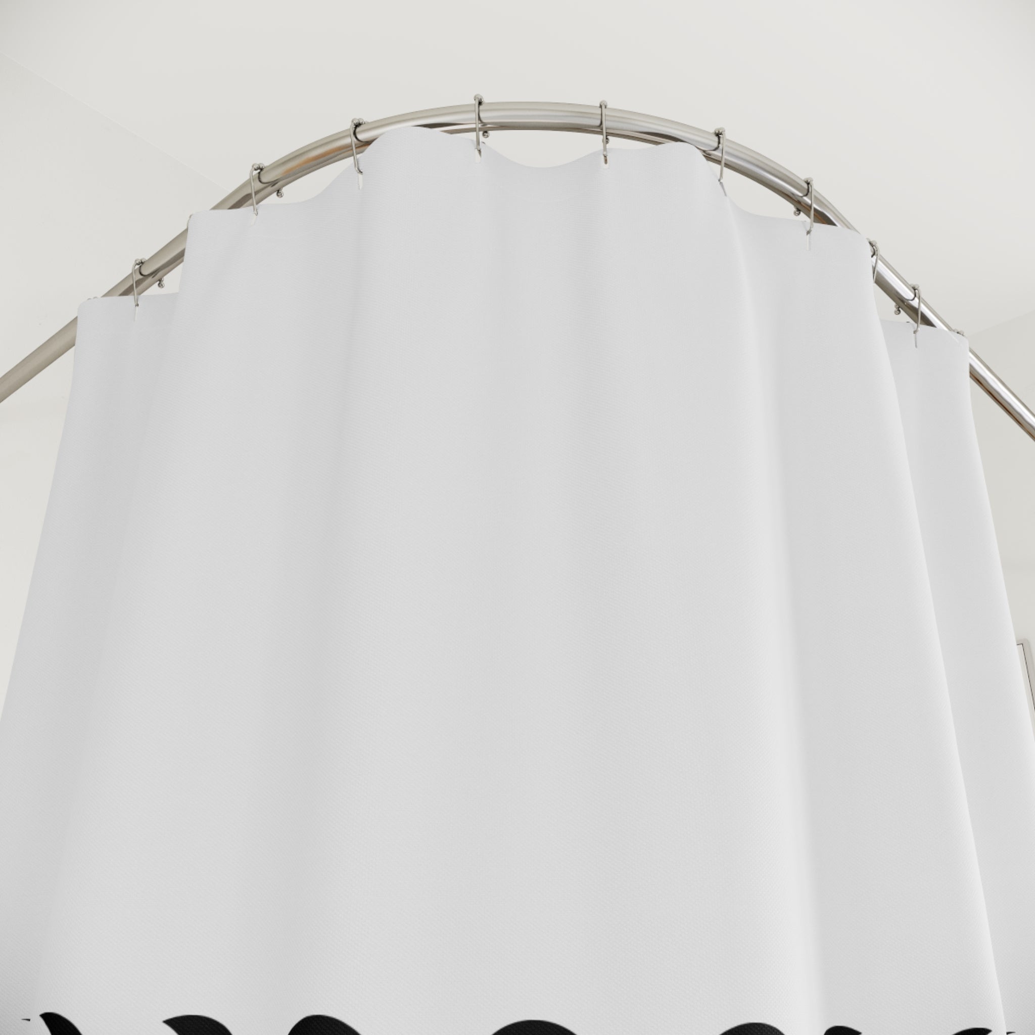 Celestial Moon Phases Off White Shower Curtain